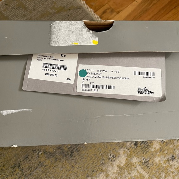 Brand New Balenciaga Tyrex Silver women’s sz eu 37 - Picture 2 of 7